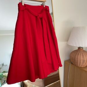 Bright red skirt, S